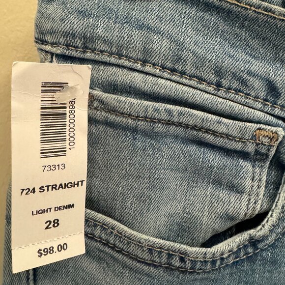 Levi’s - 724 HIGH RISE STRAIGHT; Size: W28 (NWT) - Picture 6 of 15